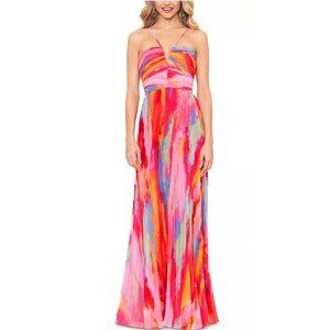 AQUA Pleated Gown - Bloomingdale's Exclusive, Size US 10